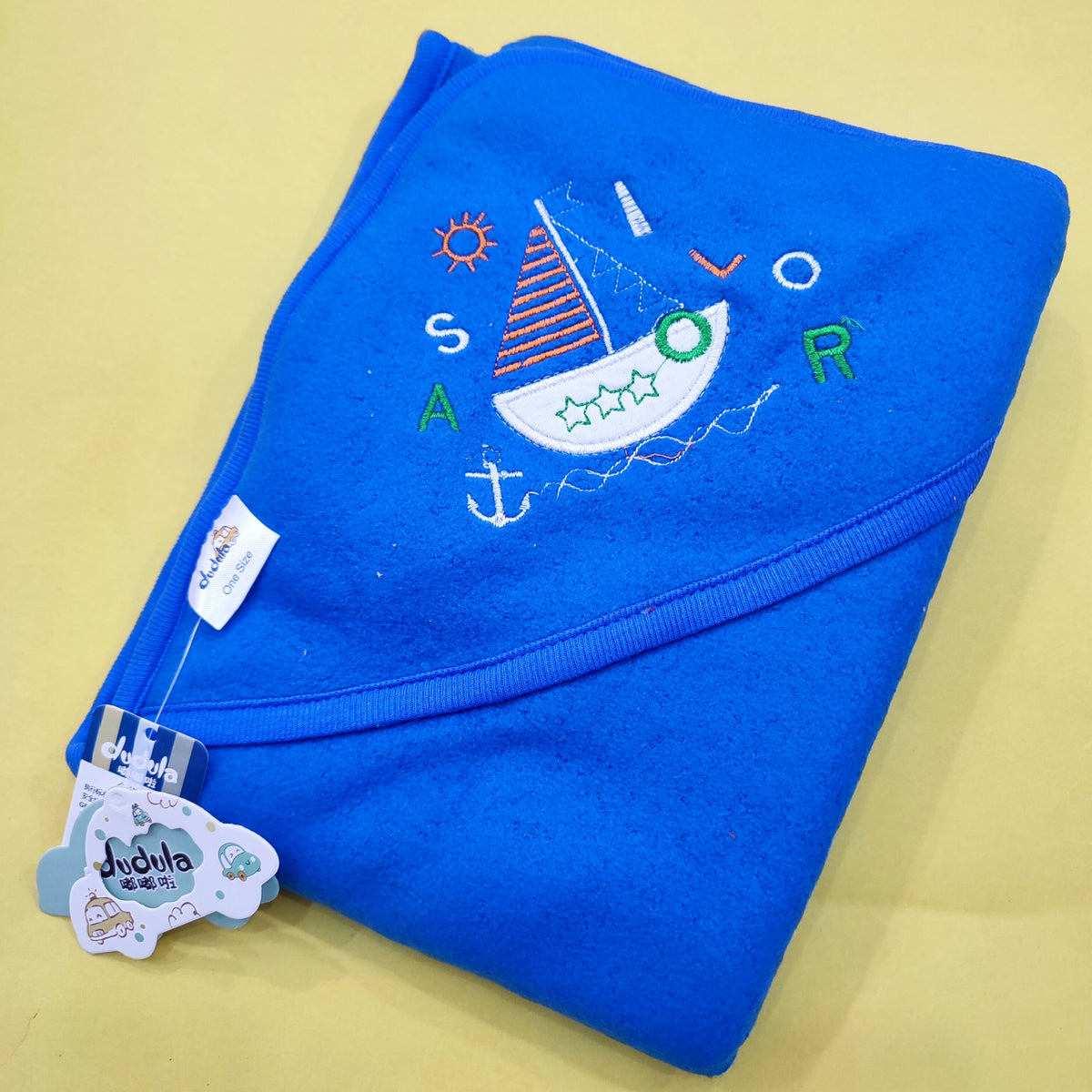 Wrapping Sheet Boat & Alphabets Navy Blue The Babies Store