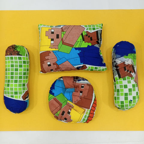 Pack of 4 Pillows - Cubes