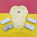 Little Love - Pack of 5 Long Sleeve Bodysuits - Yellow