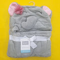 Hudson Baby - Hoodie Blanket - Baby Elephant