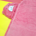 Hudson Baby - Hoodie Blanket - Pink Bear