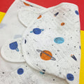 Hudson Baby - Quilted Swaddle Wrap - Planets