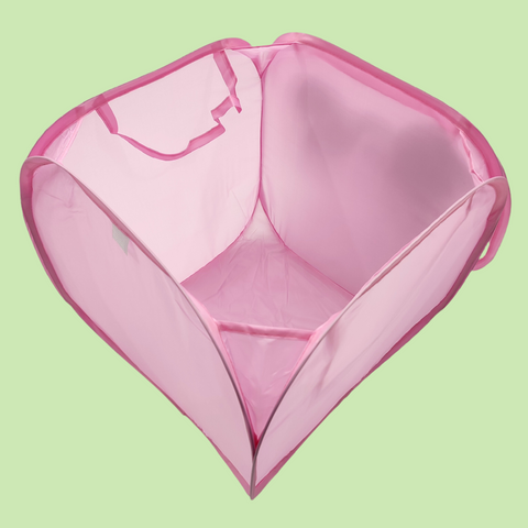 Laundry Basket - Bear - Pink
