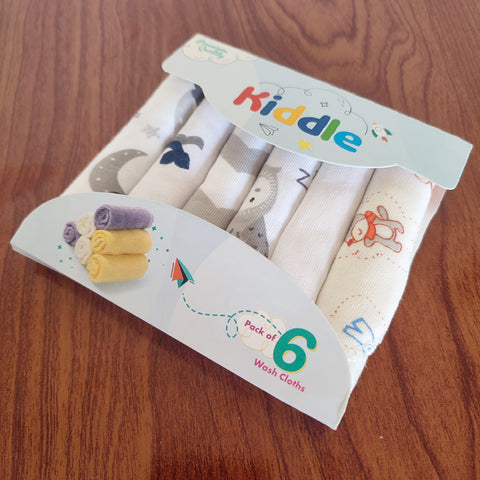 Kiddle - 6 Pack Face Towels