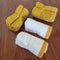 CT - Pack of 4 Face Towels - Mustard & White
