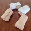 CT - Pack of 4 Face Towels - Pink & White