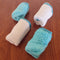 CT - Pack of 4 Face Towels - Blue & White