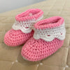 Handmade Wool Baby Shoe - Pink