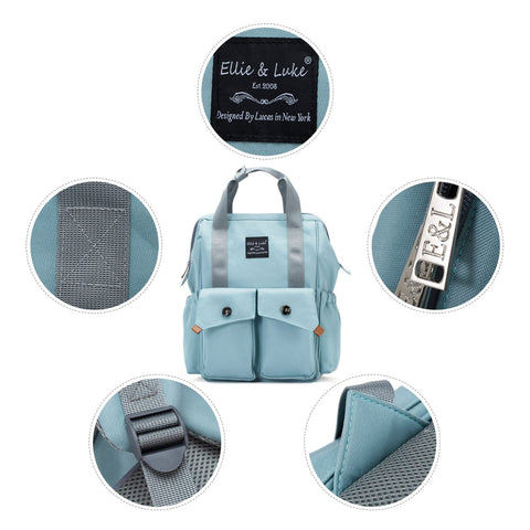 Ellie & Luke - Waterproof Diaper Backpack