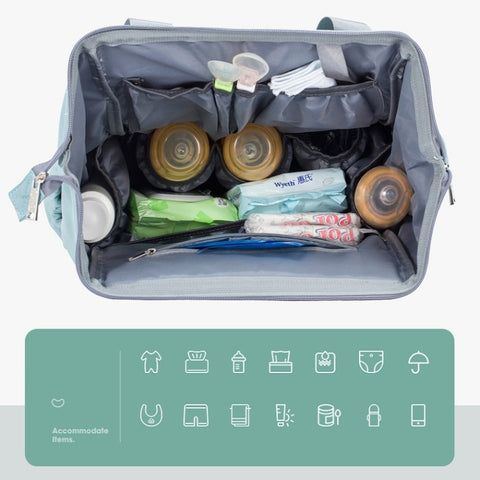 Ellie & Luke - Waterproof Diaper Backpack