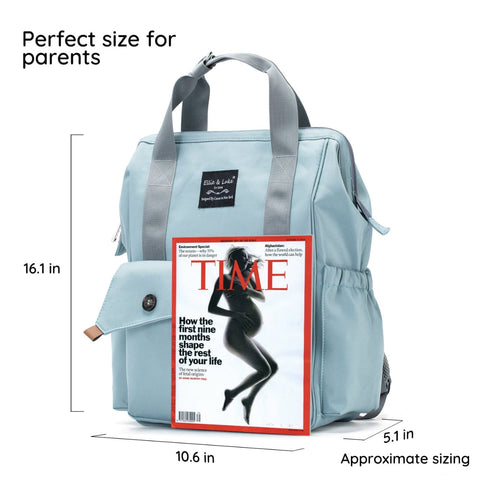 Ellie & Luke - Waterproof Diaper Backpack