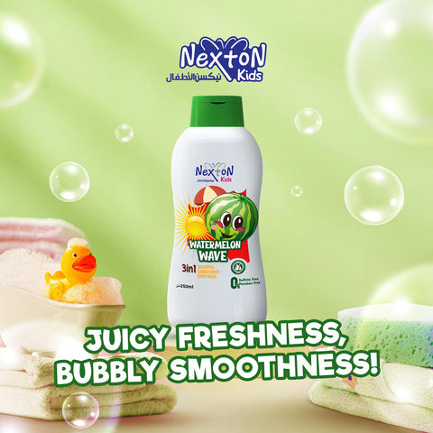 Nexton - 3 in 1 - Shampoo + Conditioner + Body Wash - Watermelon Wave - 250 ML