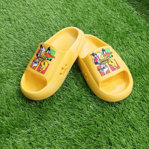 Summer Soft Slipper - Yellow - Multiple Looney Tunes