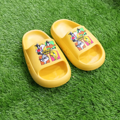 Summer Soft Slipper - Yellow - Multiple Looney Tunes