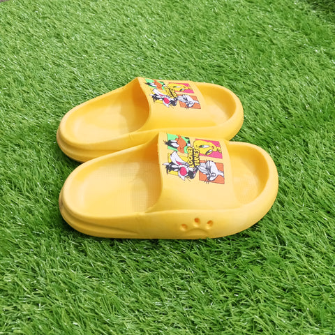 Summer Soft Slipper - Yellow - Multiple Looney Tunes
