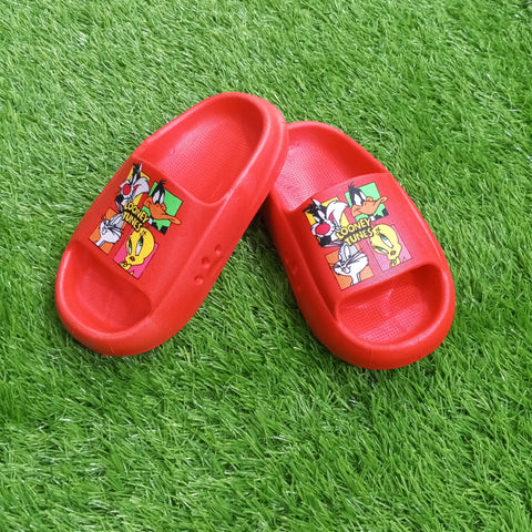 Summer Soft Slipper - Red - Multiple Looney Tunes