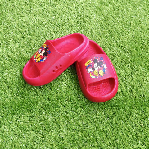 Summer Soft Slipper - Maroon - Mickey Mouse