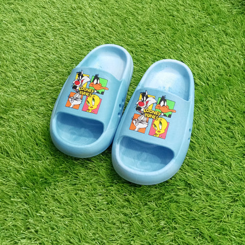 Summer Soft Slipper - Sky Blue - Multiple Looney Tunes