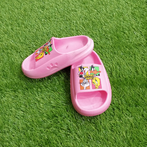 Summer Soft Slipper - Pink - Multiple Looney Tune