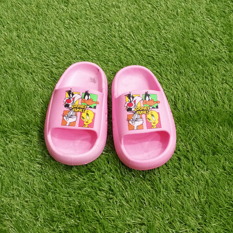 Summer Soft Slipper - Pink - Multiple Looney Tune