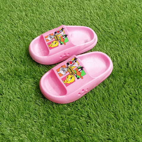 Summer Soft Slipper - Pink - Multiple Looney Tune