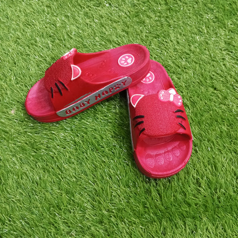 Summer Soft Slipper - Hello Kitty - Maroon