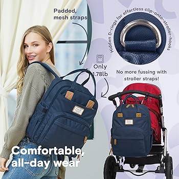 Chytsmx - Diaper Backpack - Blue