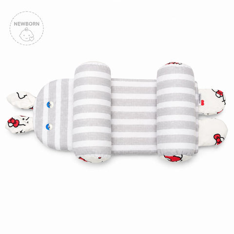 Head Shaping Pillow for Round Head - Grey - Lines