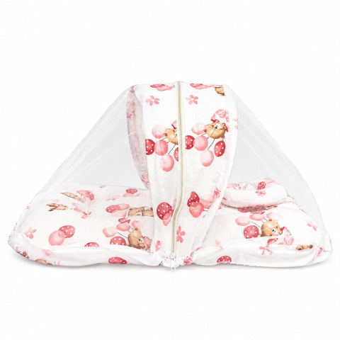 Mosquito Bed Net - White - Bear & Balloon - 26