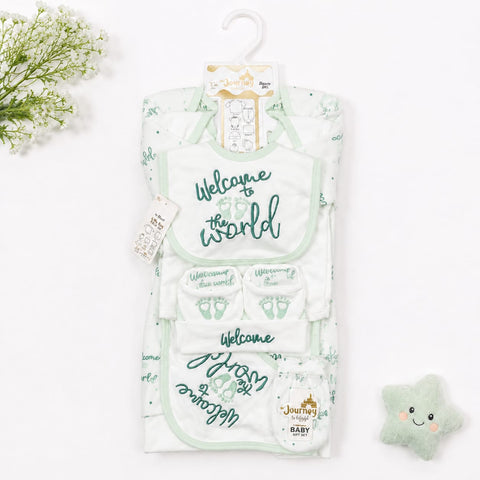 JL - Cotton Interlock - 12 Pieces - Welcome - Starter Set - Light Green