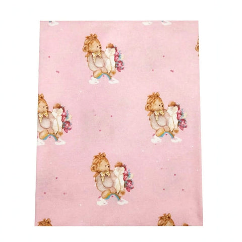 Baby Diaper Changing Sheet | Portable Changing Mat | 29 × 22 Inches | Pink Fairy