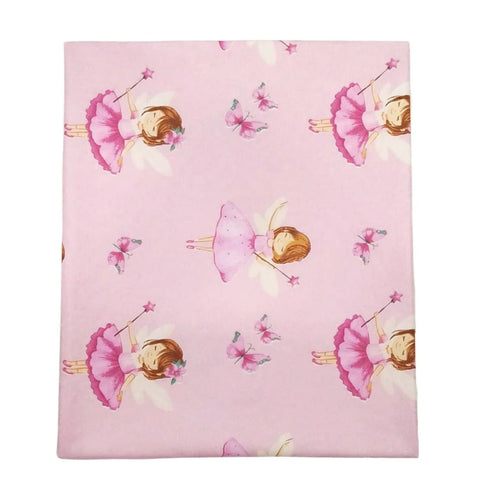 Baby Diaper Changing Sheet | Portable Changing Mat | 29 × 22 Inches | Pink Fairy