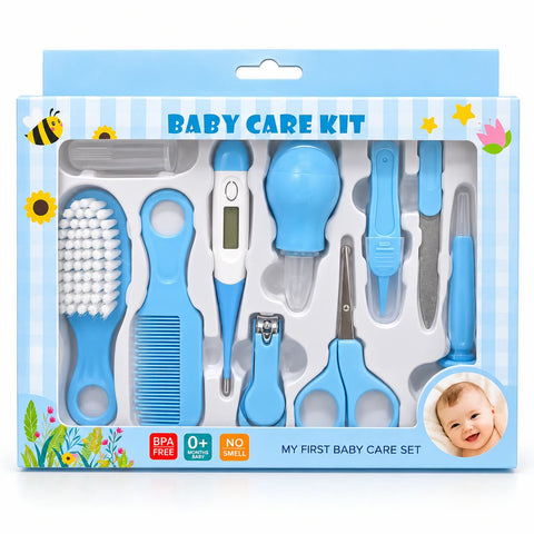 10-Piece Baby Care Kit – Essential Grooming & Hygiene Set for Newborns | JR6003