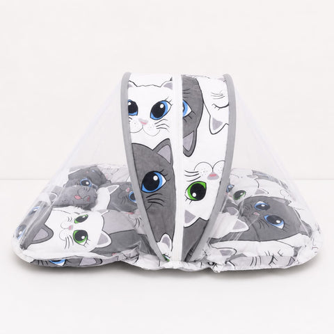 Mosquito Bed Net - Grey - Cats - 26