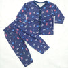 TBS - Night Suit - Navy Blue Leaves