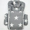 Carry Nest With Pillows - White & Gray Stars