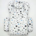 Carry Nest With Pillows - Blue & Gray Stars