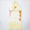 Mora Mink - Zip Blanket -  Yellow Bear & Hearts