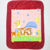 Mora Mink - Baby Blanket -  Red Umbrella & Animals