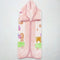 Mora Mink - Zip Blanket -  Pink Umbrella & Animals
