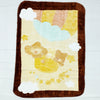 Mora Mink - Baby Blanket -  Brown Animals