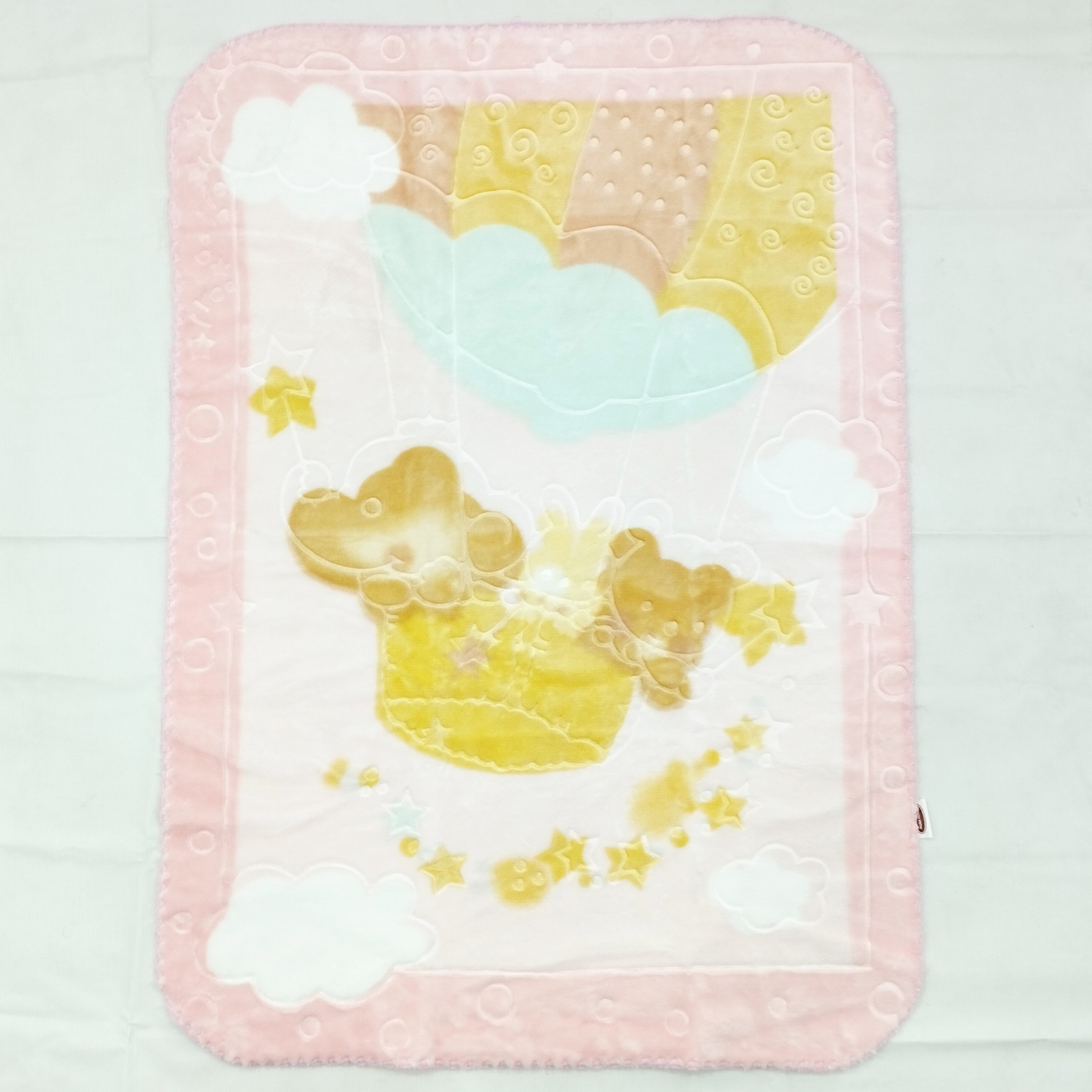 Mora Mink Baby Blanket Pink Animals The Babies Store