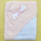 Baby Bath Towel - Rabbit - Peach