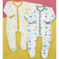 TBS - Pack of 2 Rompers - Yellow Circles & Animals