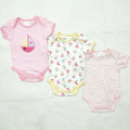 3 Pieces - Body Suits - Boat - Pink