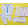 Pack of 3 Newborn Night Suits - Dots - White