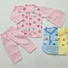 Pack of 3 Newborn Night Suits - Spheres - Colors