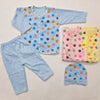 Pack of 3 Newborn Night Suits - Circles - PBY