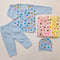 Pack of 3 Newborn Night Suits - Circles - PBY