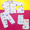 TBS - Pack of 3 Night Suits - Cars - Purple Green Peach
